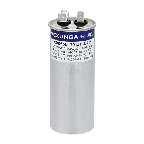 Vista 29 de VEXUNGA Capacitor Dual de Arranque Redondo A/C de 50/5 uF 50+5 MFD 370VAC o 440VAC CBB65 CBB65B Capacitores de Aire Acondicionado para Motor
