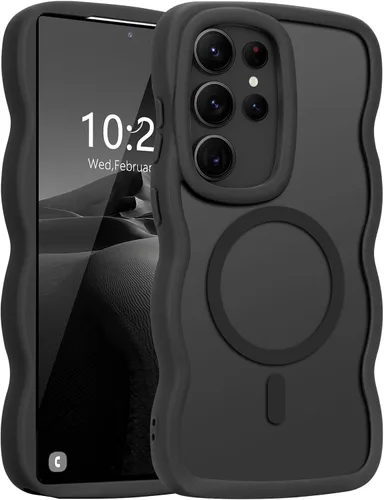 Vista 24 de Pepmune for Samsung Galaxy S25 Plus/S24 Plus Case Wave Frame, Desert Gold Dorado Desierto