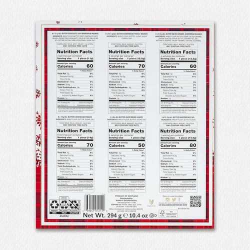 Vista 2 de Calendario de Adviento 2025 de Walker’s con galletas Shortbread de Escocia - 24 unidades (10.4 oz) - Caja de galletas de edición limitada