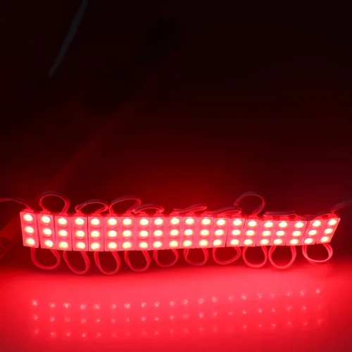 Vista 6 de 200 piezas mini 3 LED Sign Storefront luces módulo rojo súper brillante 2835 SMD impermeable para letreros de letras publicitarias con cinta