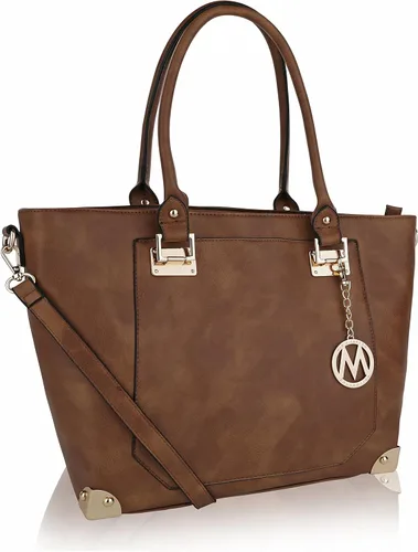 Vista 2 de Mia K Collection Yorkshire Crossbody Tote by Mia K