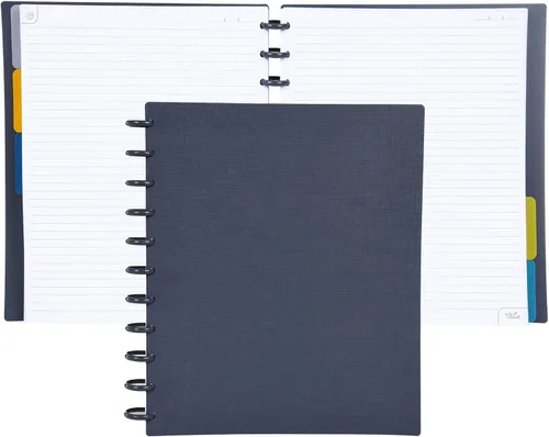 Vista 107 de Talia - Cuadernos de notas con tapas, planificador, personalizables, (Rosa de los 90, Junior (5.5 pulgadas x 8.5 pulgadas))