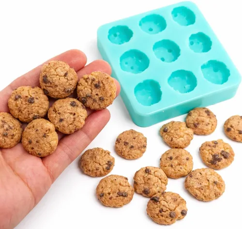 Vista 8 de Molde de silicona para cereales en forma de bucles, molde de 24 cavidades, molde de anillo de fruta para cera derretida, molde de cera NC075