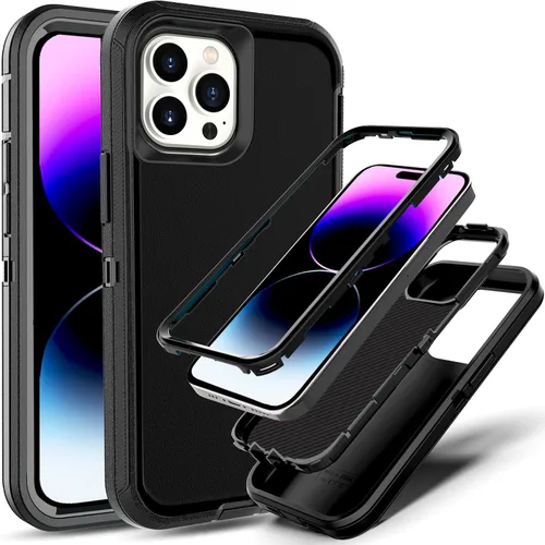 Vista 13 de Funda para iPhone 13 Pro Max y iPhone 14 Pro Max, [compatible con MagSafe] [prueba anticaídas de 10 pies] [2 protectores de pantalla de TPE]
