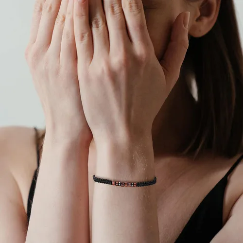 Vista 2 de Pulseras divertidas con código morse para mujer, joyas inspiradoras para regalar a tu madre, hija, hermana, tía, esposa, novia, prima o mejor amiga