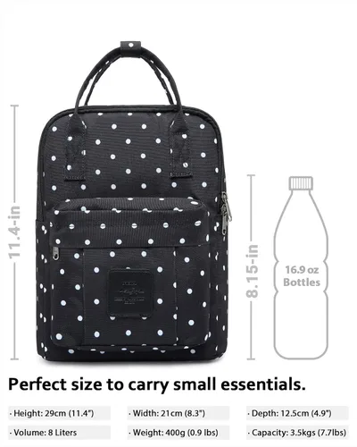 Vista 210 de HotStyle BESTIE - Mini mochila de varios colores y patrones, tamaño pequeño