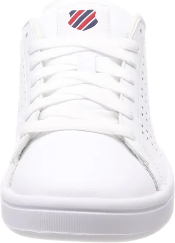 Vista 2 de K-Swiss Tenis Court Casper III para mujer Vestido Blanco Blanco Pimienta Azul 140