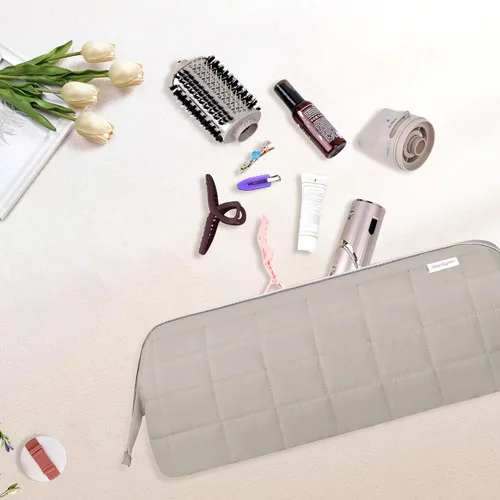 Vista 4 de KarSyon Dyson Airwrap - Funda de viaje para secador de pelo, estilo Shark Flex Camello