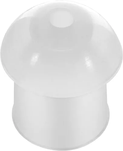 Vista 2 de Paquete de 50 almohadillas de repuesto para radio, tubo acústico y tubo de bobina, auriculares de silicona blanca para Motorola Baofeng Kenwood