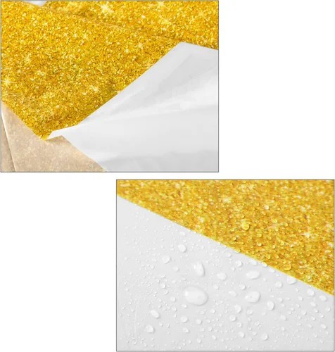 Vista 3 de Remagr Mantel redondo de plástico de 84 pulgadas, desechable, para Navidad, boda, cumpleaños, decoración de jubilación (blanco, dorado)
