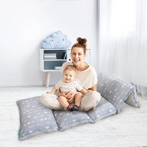 Vista 7 de Biloban Funda de almohada antideslizante y súper suave, gran opción para niños o adultos, perfecta para fiestas de pijamas, Flecha Queen