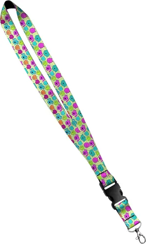 Vista 8 de Cordón con estampado de animales, bonito cordón de satén para llaves, soporte para tarjetas de identificación, 1 pulgada, estampado de leopardo