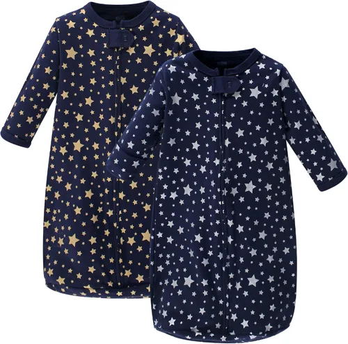 Vista 9 de Hudson Baby Saco de dormir unisex de algodón con manga larga para bebé, saco, manta