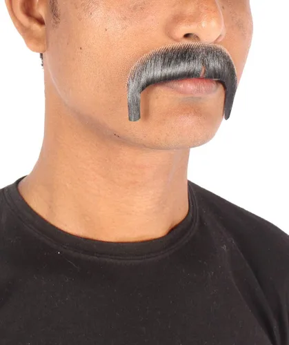 Vista 3 de Cabello humano para hombre, bigote, cosplay, pelo facial