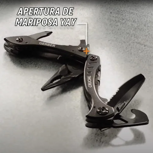 Vista 4 de Gerber 31-001518N Crucial, color negro.