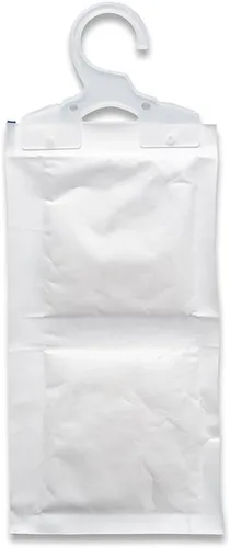 Vista 3 de Camco 44286 Deshumidificador colgante sin fragancia - Gancho práctico que absorbe hasta 3 veces su peso en agua, reduce la humedad en armarios