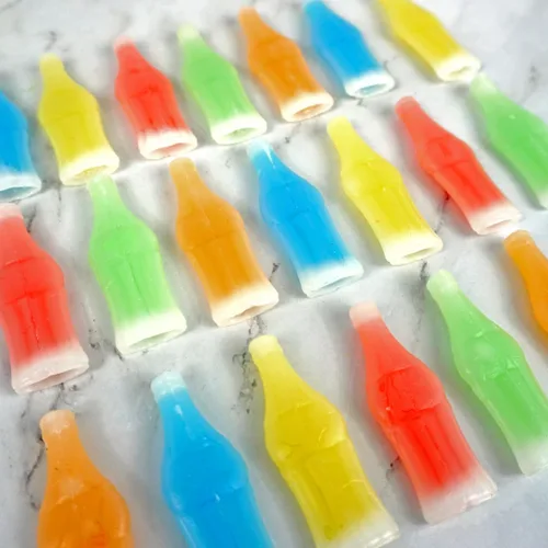 Vista 3 de Botella de Cera para Caramelo, Bolsa a Granel de 1 Libra, Botella de Jugo de Cera, Caramelo Retro