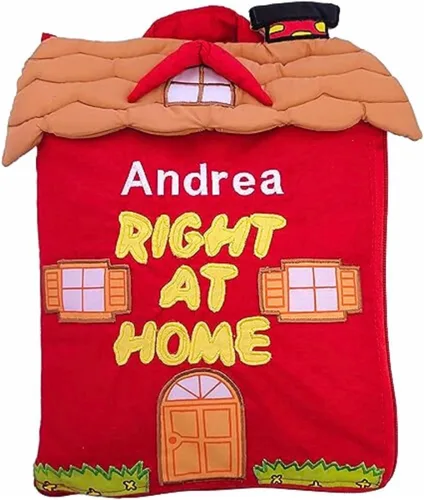 Vista 2 de Right At Home, Libro silencioso para niños, Versión personalizada