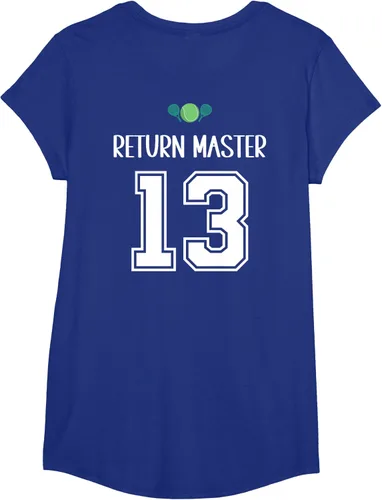 Vista 22 de Camiseta divertida del grupo de tenis de pádel para el equipo de pádel