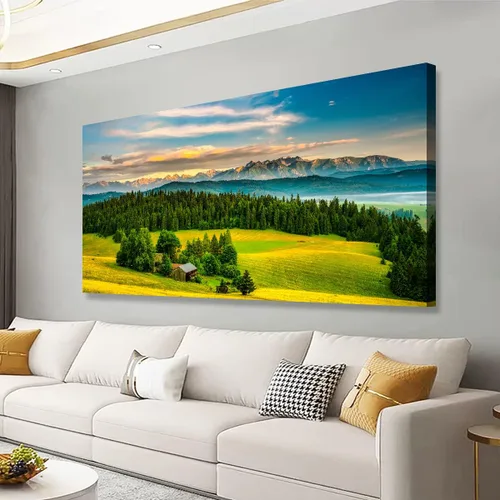Vista 27 de Cuadros de Lienzo de la Costa de la Playa Arte de Pared para Sala de Estar Oficina Dormitorio Decoración de Pared, Impresiones de Arte de Pared
