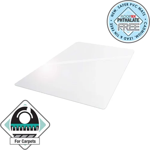 Vista 2 de Floortex Advantagemat PVC, sin Phthalate, Transparente