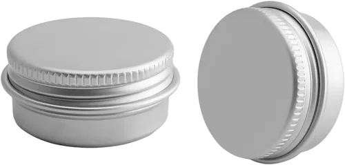 Vista 66 de Othmro Latas redondas de metal de 8.3 onzas, latas de aluminio, contenedores recargables de 8.5 fl oz, botellas de lata con tapa de tornillo