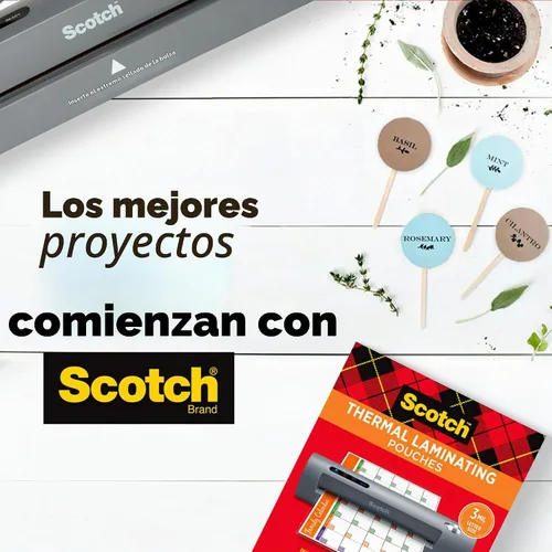 Vista 10 de Fundas térmicas de Scotch, de 5 mil, 8.9 x 11.4 pulgadas Paquete de 50 Ultra Clear Laminating Pouches for Kids Artwork, Labeling, Certificates