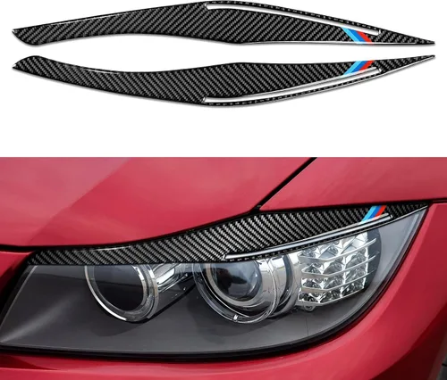 Vista 18 de Adhesivo de fibra de carbono para rejilla de aire acondicionado del panel de la consola central del coche, calcomanía decorativa compatible con BMW