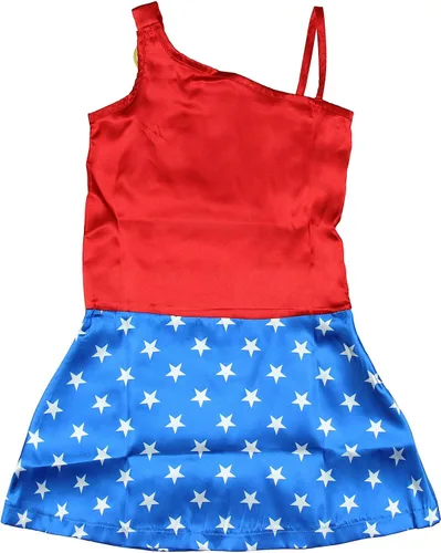 Vista 5 de DC Comics Big Wonder Woman de las niñas Strappy camisón
