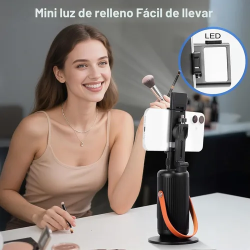Vista 6 de Trípode automático de seguimiento facial de 360°, soporte
