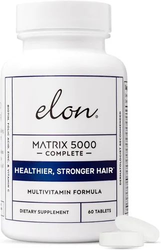 Vista 8 de Elon Matrix 5000 - Multivitamínico completo, vitaminas para el crecimiento de la piel, el cabello y las uñas, vitaminas saludables