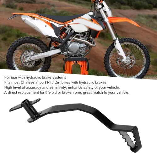 Vista 4 de Fydun Palanca de freno trasero hidráulico freno pedal palanca y resorte para Pit Dirt Bike