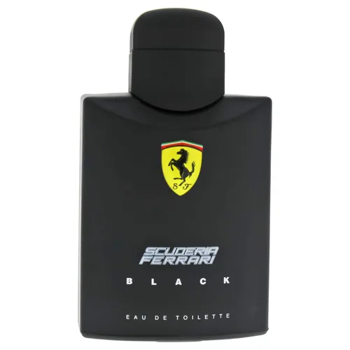Vista 3 de Ferrari Scuderia Black Eau de Toilette Natural Spray Fragancia para hombre Fougere aromático con aroma a cítricos, frutas, canela y vainilla