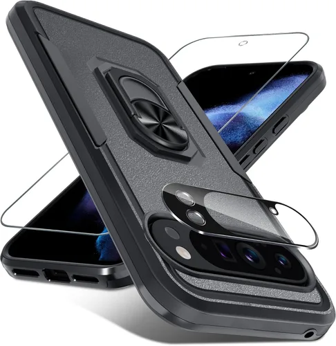 Vista 15 de Janmitta Funda para Google Pixel 8a con Protector de Pantalla + Protector de Lente de Cámara, Resistente a Prueba de Golpes de Servicio Pesado
