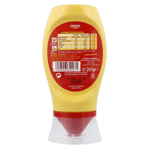 Vista 2 de Amora Moutarde de Dijon (Flacon Souple) 9.35 oz