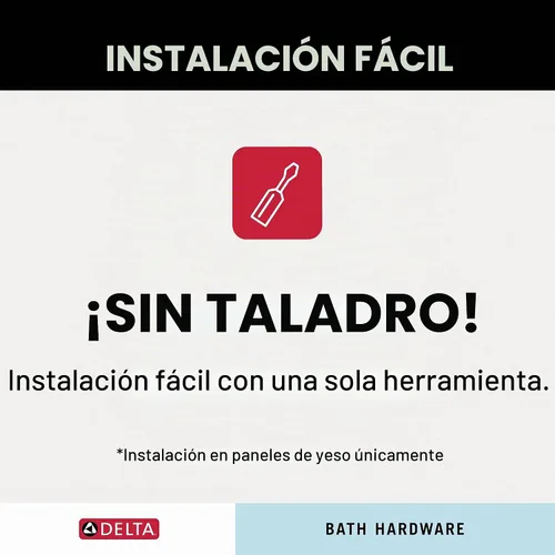 Vista 6 de Toallero de gancho doble "Cassidy" de Delta Faucet, 79735-SS