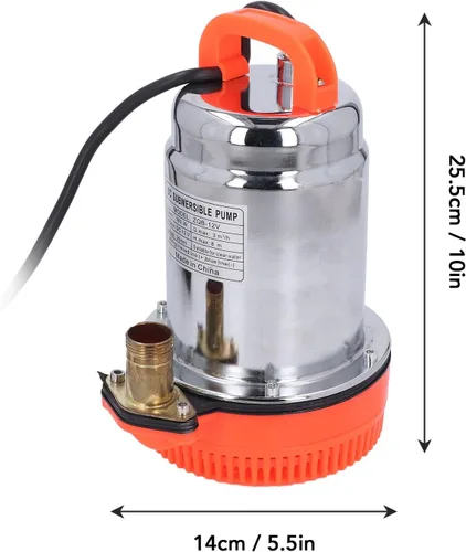 Vista 8 de YWBL-WH DC12V Submersible Pump, Stainless Steel Well Pump, Efficient Performance with 8m Lift for Horticulture and Aquaculture