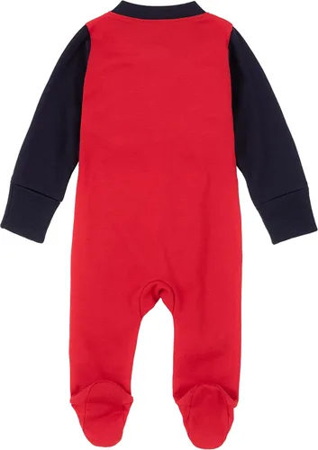 Vista 2 de Under Armour Enterizo para bebé niño, cierre con cremallera, logotipo y diseños impresos