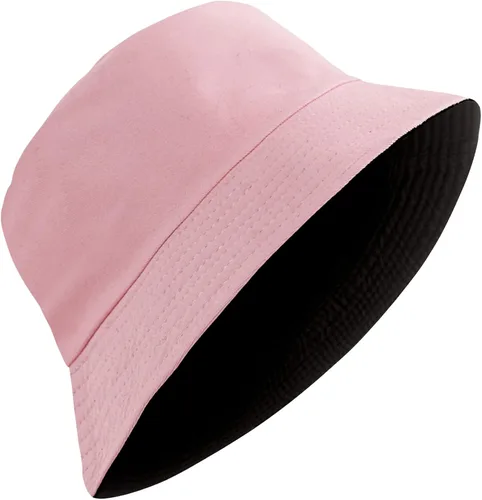 Vista 25 de PFFY Bucket Hat for Women Men Cotton Summer Sun Beach Fishing Cap