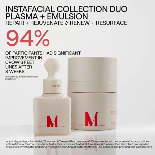 Vista 3 de Dr. Diamond's Metacine InstaFacial Collection Duo Suero de factor de crecimiento bioactivo plasmático Crema de noche con factor de crecimiento