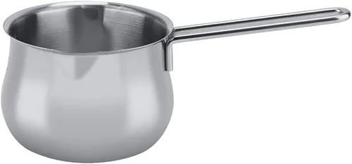 Vista 8 de Olla calentadora de leche, olla de leche de acero inoxidable con mantequilla y chocolate, olla para derretir queso para hornear sopa de leche