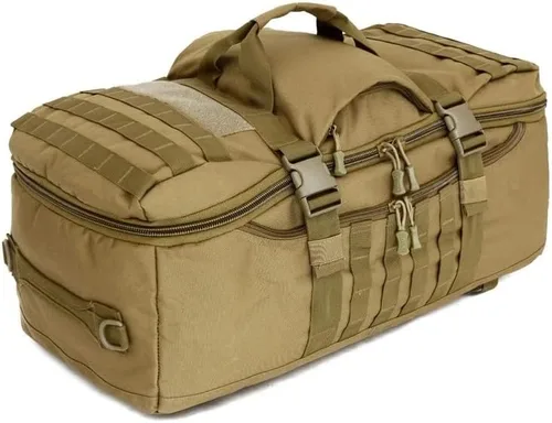 Vista 5 de WSSBK - Bolsas de viaje para hombre, de gran capacidad, de lona, portátil, para uso diario, multifunción, bolsa de lona (color A, tamaño talla única)