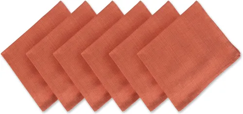 Vista 40 de DII - Colección de mesa jaspeado, juego de manteles individuales, 3x19 pulgadas, albaricoque, 6 piezas