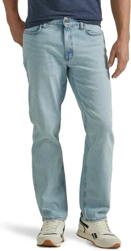 Vista 14 de Lee - Pantalones vaqueros rectos de ajuste relajado para hombre Azul hielo.