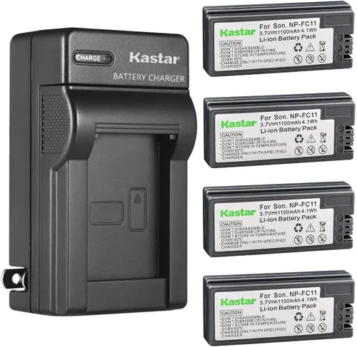 Vista 7 de Kastar - Cargador de batería de pared para Sony Cyber-Shot DSC-V1, Cyber-Shot DSC-F77, Cyber-Shot DSC-F77E, Cyber-Shot DSC-F77A, Cyber-Shot