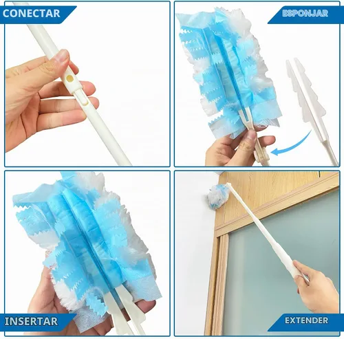 Vista 2 de Manijas de repuesto compatibles con Swiffer Duster