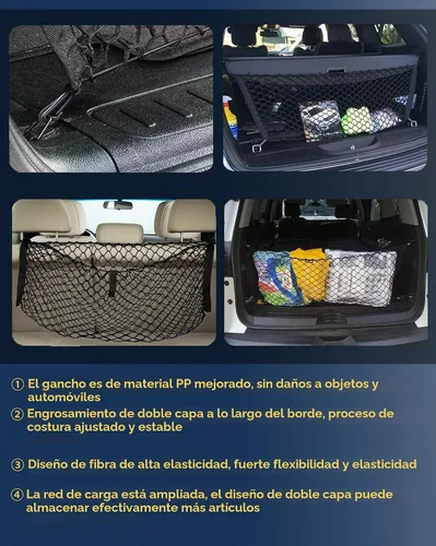 Vista 5 de Red de Equipaje para Maletero para Mazda CX9 CX-9 Nuevo 2025 2024 2023 2022 2021 2020 2019 2018 2017 2016 2015 2014 2013 2012 2011 2010 2009 2008