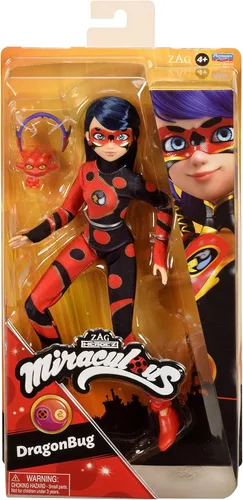 Vista 4 de Muñeca de moda de 26 cm de Dragon Bug de Miraculous Ladybug y Cat Noir