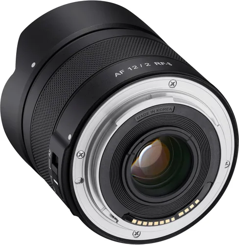 Vista 4 de Samyang 12mm F2.0 AF Objetivo ultra gran angular para Canon RF-S Mount – Compacto APS-C Prime, apertura rápida F2, enfoque automático, sellado