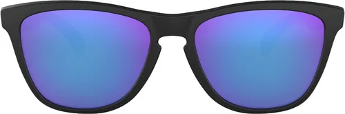 Vista 2 de Oakley Frogskins - Gafas de sol color negro mate con lente de iridio violeta adhesivo